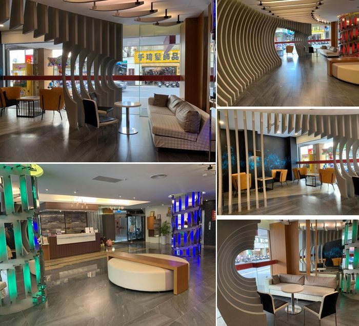 悅豪大飯店新竹館。新竹火車站附近休息住宿推薦。步行只要5分鐘。 - 第3張圖 悅豪大飯店新竹館。一樓大廳休息區