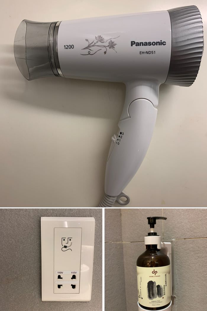 [花蓮住宿] 力麗華美達安可酒店住宿體驗心得。吹風機使用國際牌