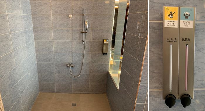 悅豪大飯店新竹館。新竹火車站附近休息住宿推薦。步行只要5分鐘。 - 第13張圖 悅豪大飯店新竹館。淋浴區