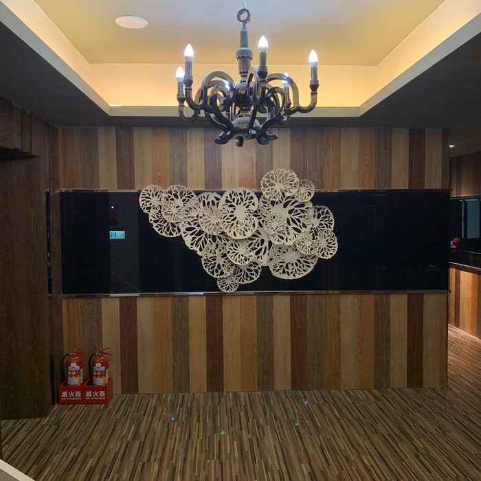 [礁溪住宿] 福岡6號溫泉飯店。三樓出電梯