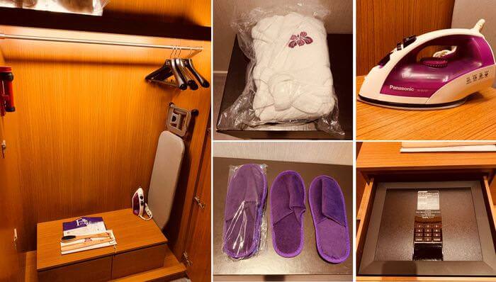 新竹芙洛麗大飯店/衣櫃內擺設