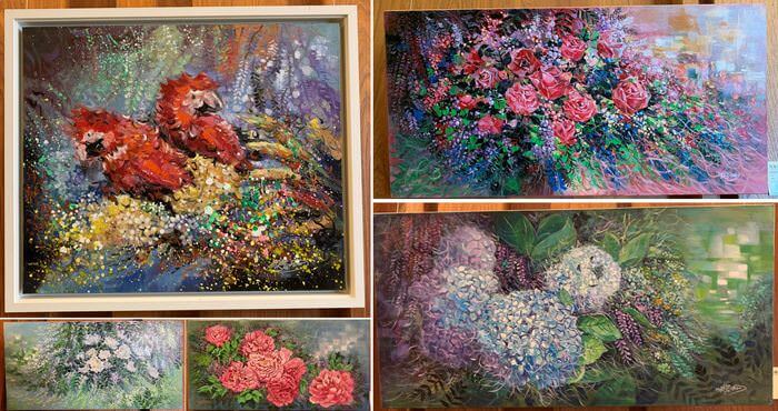 新竹芙洛麗大飯店/一樓展出畫作