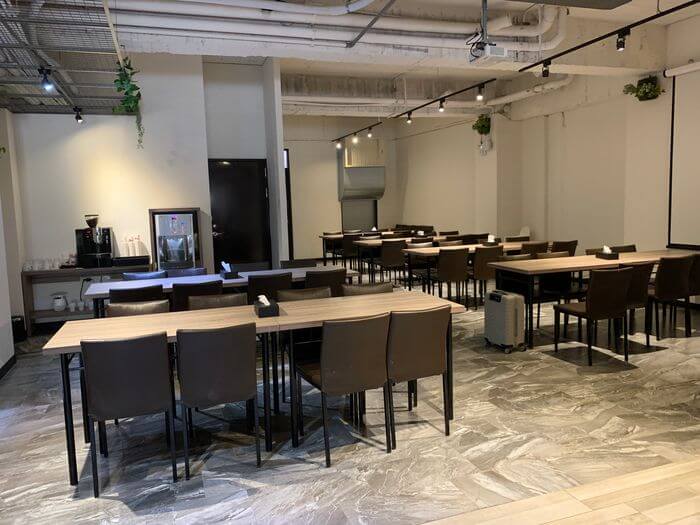 台南中西區住宿推薦/泊樂行旅赤崁店/一樓餐廳會議間