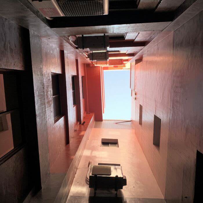 台南中西區住宿推薦/泊樂行旅赤崁店/天井美景