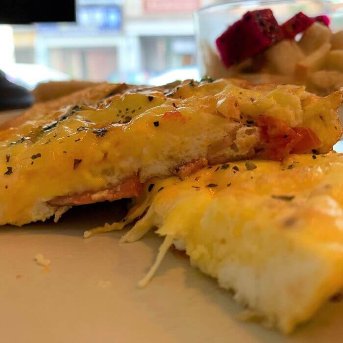 台南中西區住宿推薦/泊樂行旅赤崁店/I AM澳洲小時光小鐵鍋烘蛋