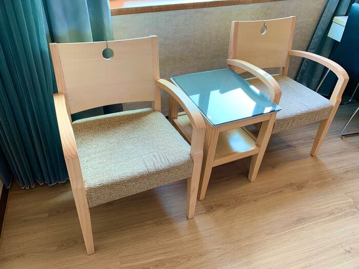 雲林斗六住宿推薦/緻麗伯爵酒店/房內椅子