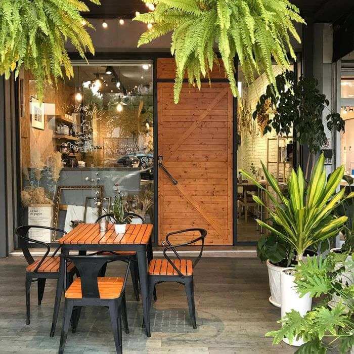 台中西屯咖啡廳Frini Café/逢甲東海大學附近不限時乾燥花咖啡館/外觀