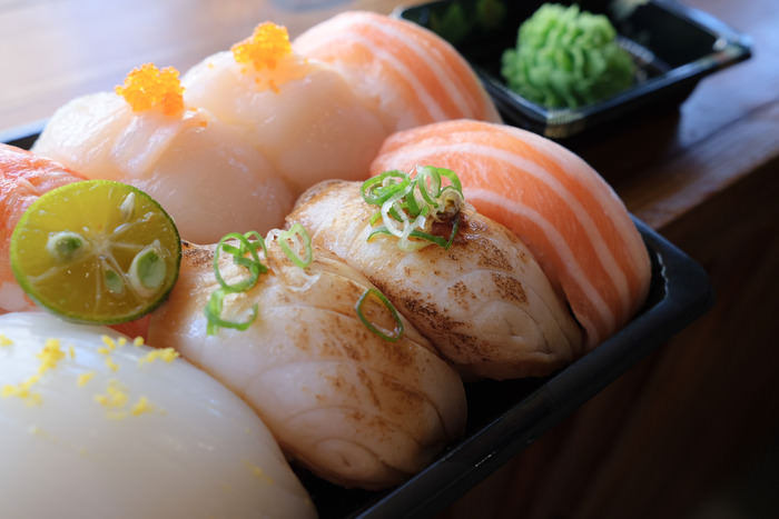 [新竹美食] 享稻Enjoy Sushi。新竹鐵道路外帶壽司，聚餐聚會日式料理好選擇。握壽司