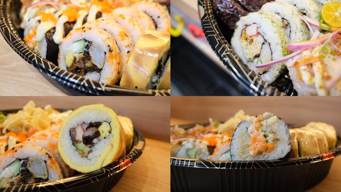 [新竹美食] 享稻Enjoy Sushi。新竹鐵道路外帶壽司，聚餐聚會日式料理好選擇。超多捲壽司