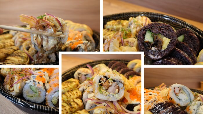 [新竹美食] 享稻Enjoy Sushi。新竹鐵道路外帶壽司，聚餐聚會日式料理好選擇。捲壽司