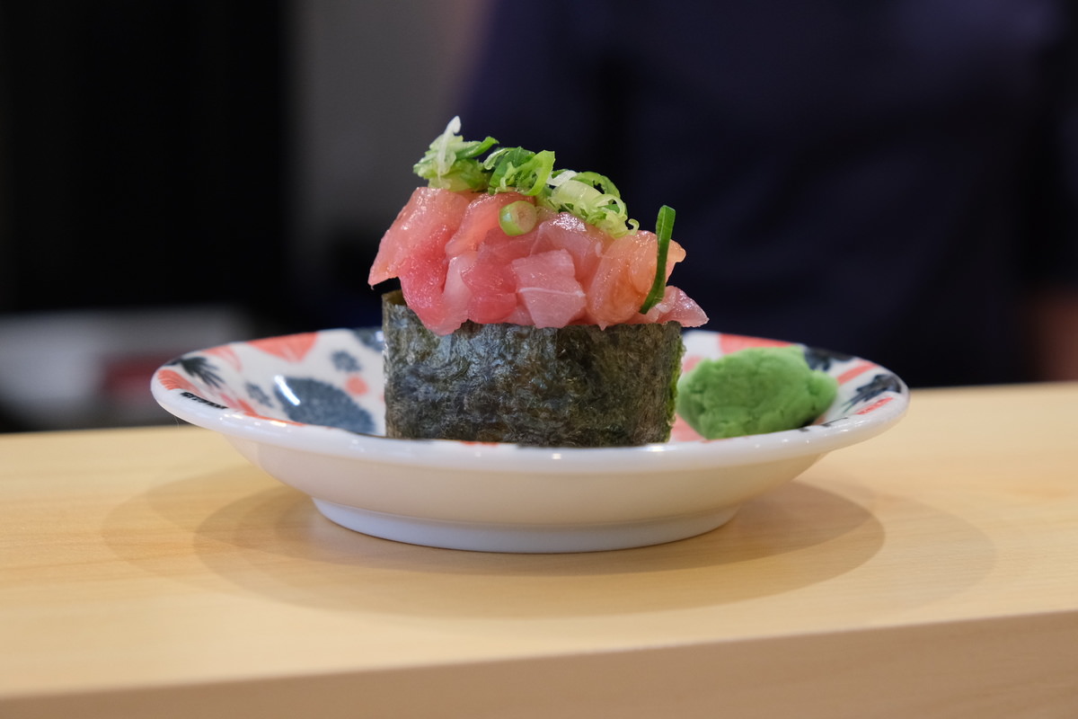 [善化美食] 日和壽司。鮪魚蔥花軍艦壽司