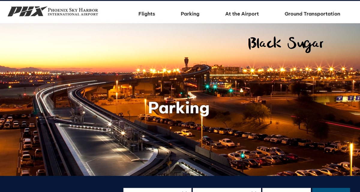 鳳凰城天港機場停車場預定教學。PHX Parking。