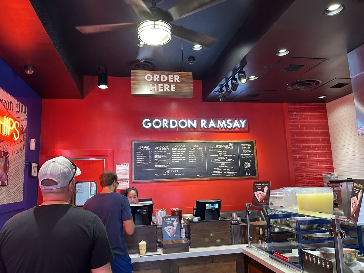 廚神Gordon Ramsay炸魚薯條。拉斯維加斯美食。 - 第3張圖