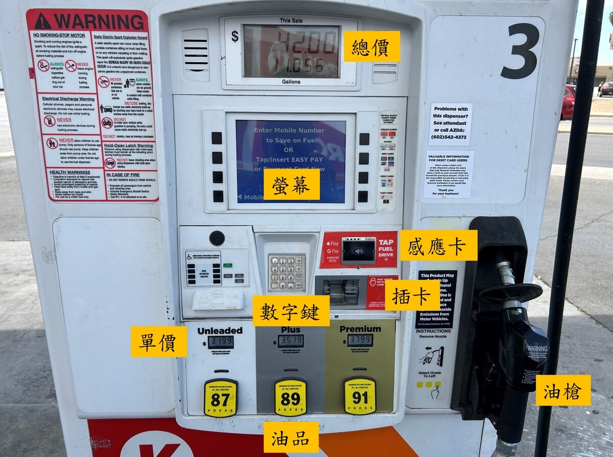 美國加油怎麼加?公路自駕旅遊必看注意事項。 - 第2張圖